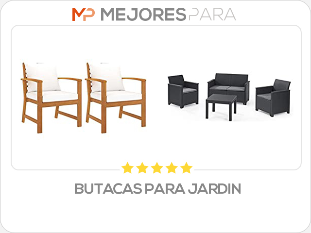 butacas para jardin