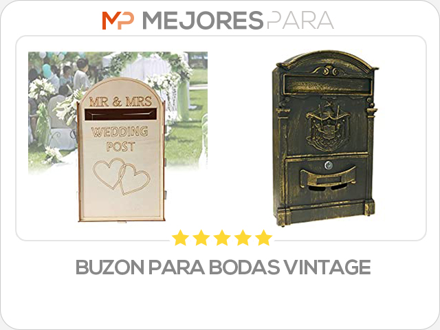 buzon para bodas vintage