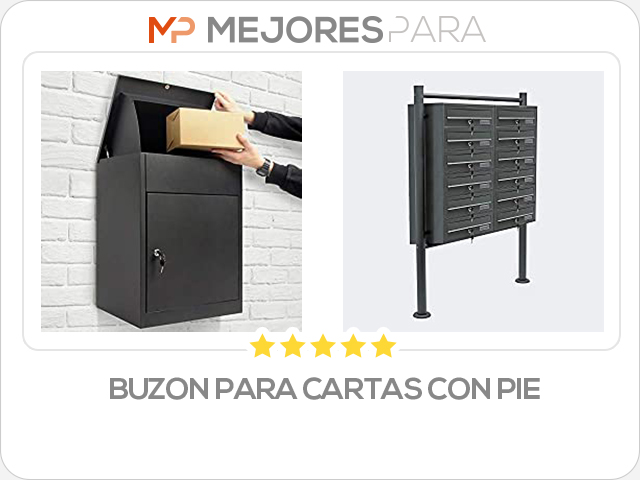 buzon para cartas con pie