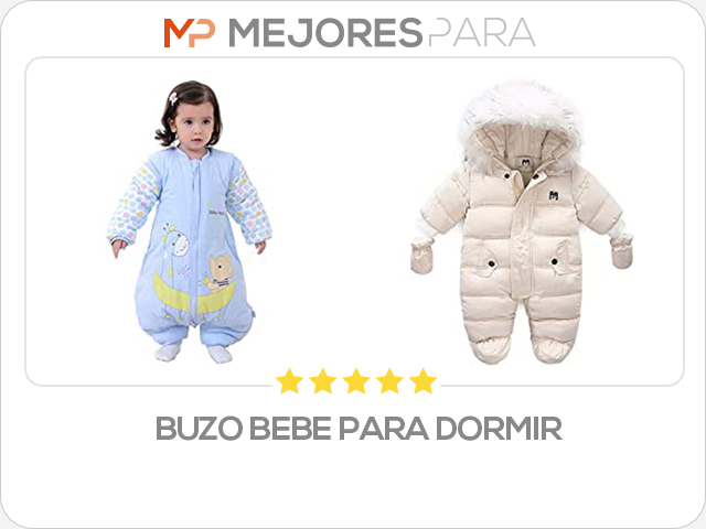 buzo bebe para dormir