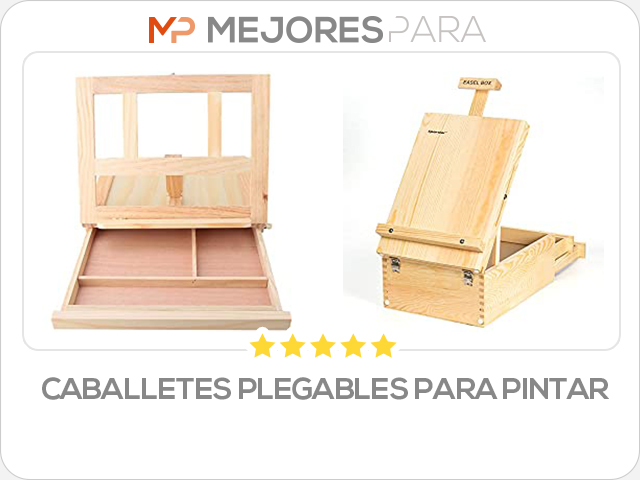 caballetes plegables para pintar