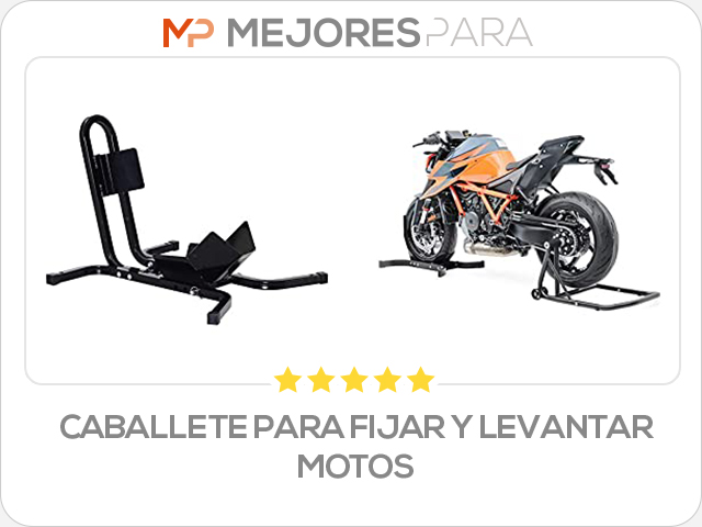 caballete para fijar y levantar motos