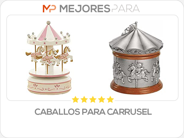 caballos para carrusel