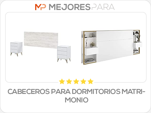 cabeceros para dormitorios matrimonio