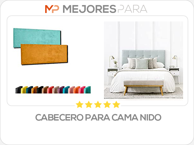 cabecero para cama nido