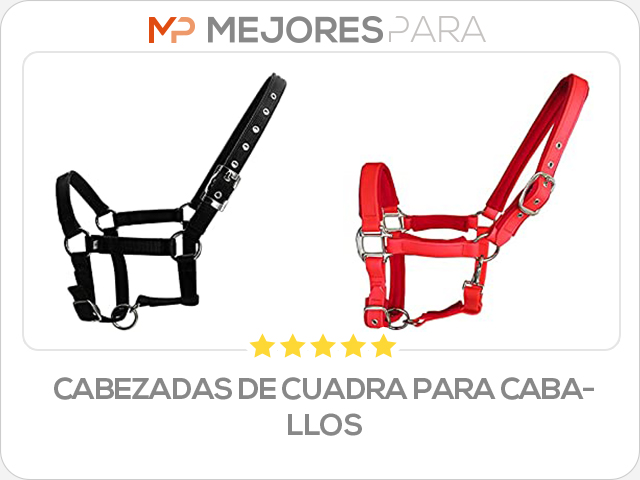 cabezadas de cuadra para caballos