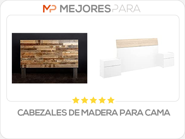 cabezales de madera para cama