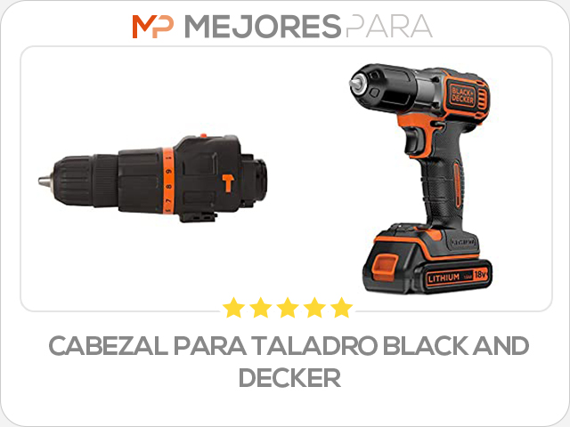 cabezal para taladro black and decker