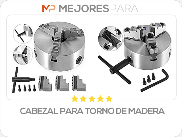 cabezal para torno de madera