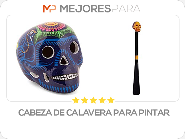 cabeza de calavera para pintar