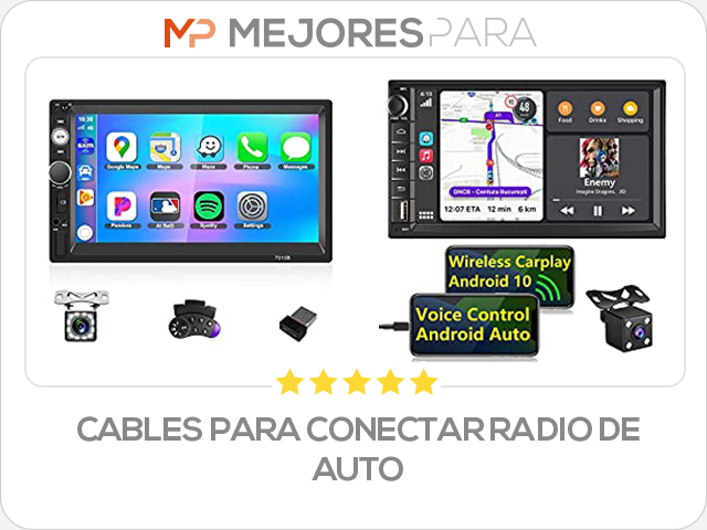 cables para conectar radio de auto