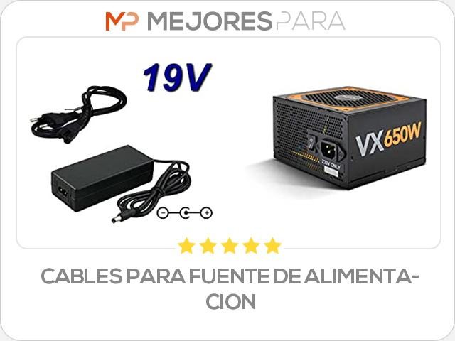 cables para fuente de alimentacion