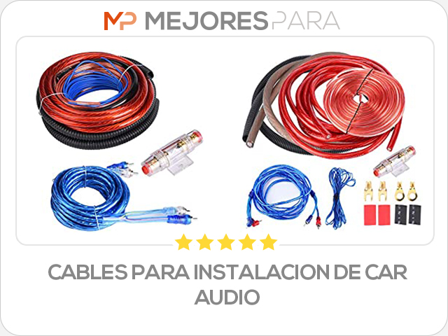 cables para instalacion de car audio