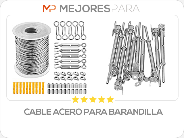 cable acero para barandilla