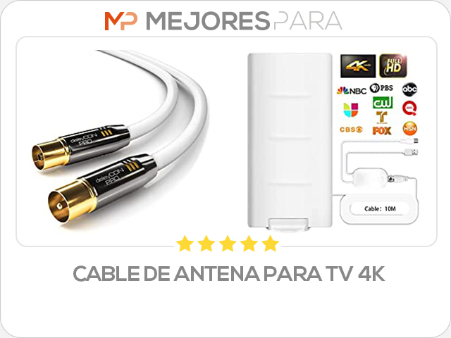 cable de antena para tv 4k