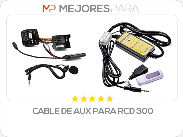 cable de aux para rcd 300