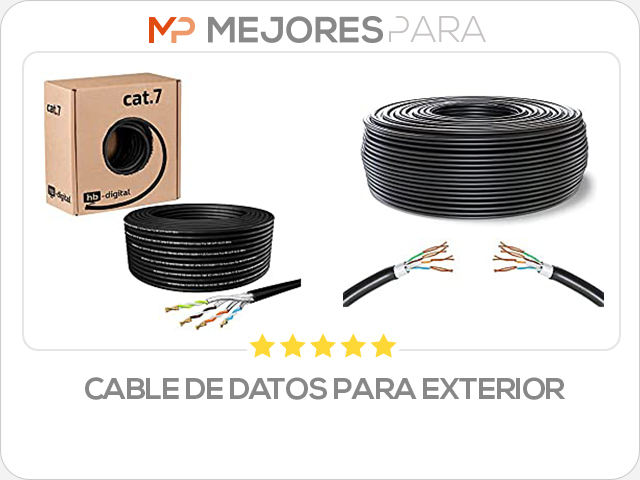 cable de datos para exterior