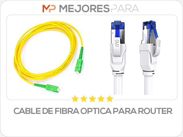 cable de fibra optica para router