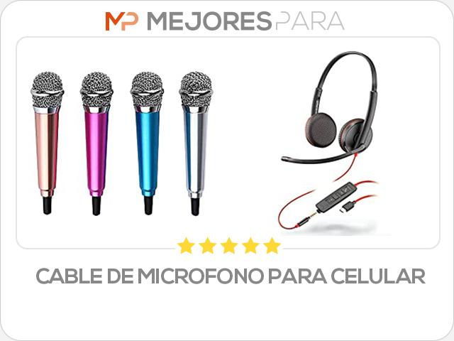 cable de microfono para celular