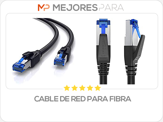 cable de red para fibra