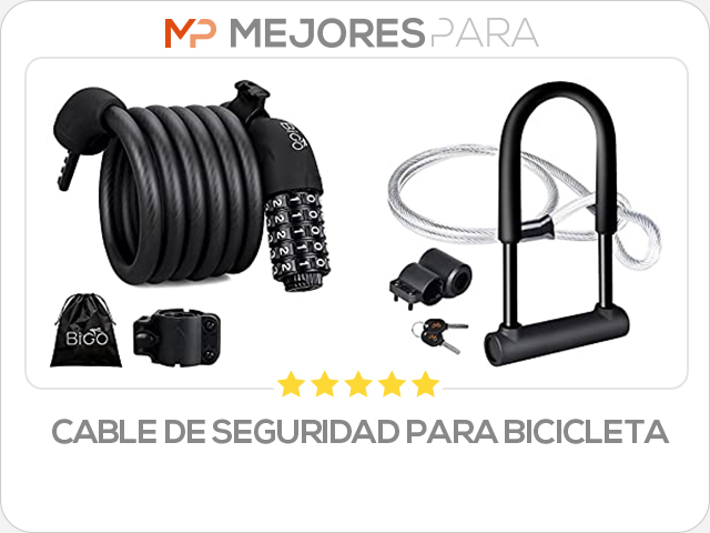 cable de seguridad para bicicleta