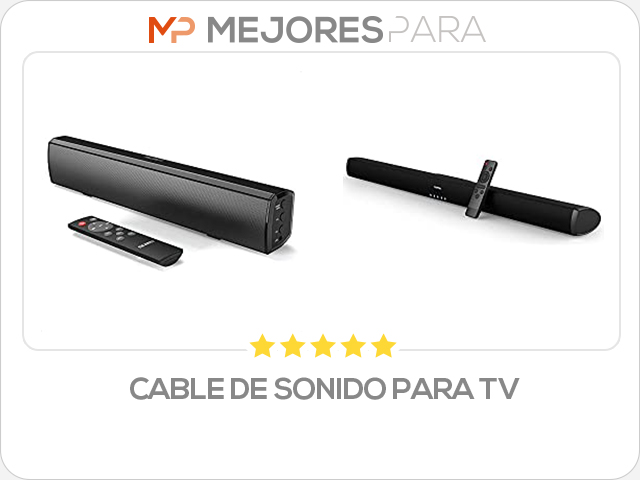 cable de sonido para tv