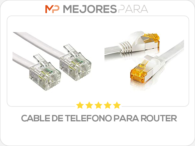 cable de telefono para router