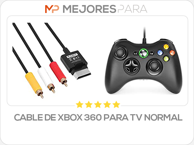 cable de xbox 360 para tv normal