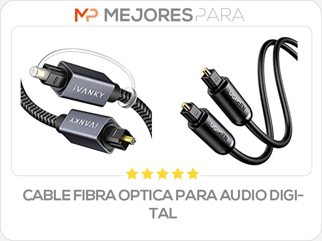 cable fibra optica para audio digital