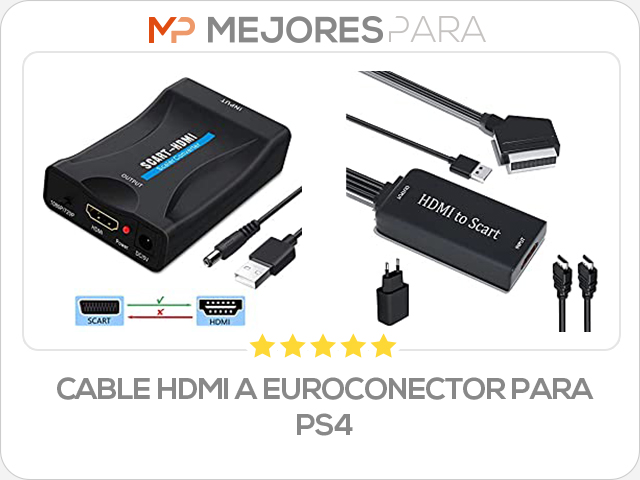 cable hdmi a euroconector para ps4