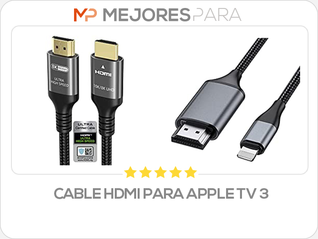 cable hdmi para apple tv 3