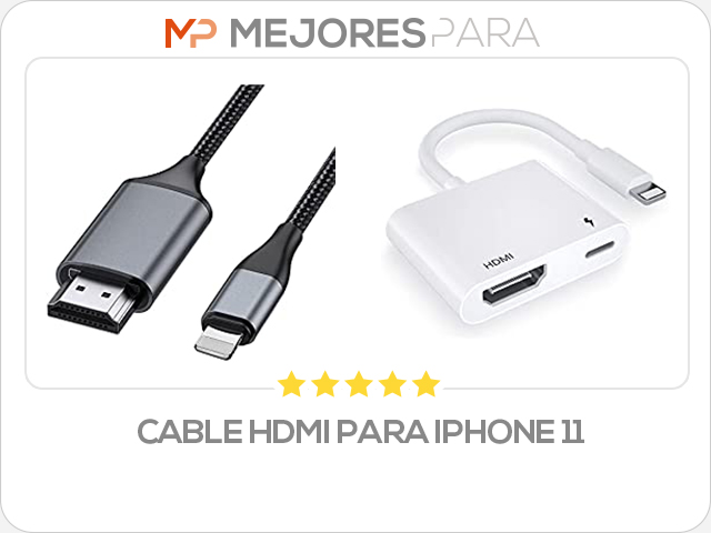 cable hdmi para iphone 11