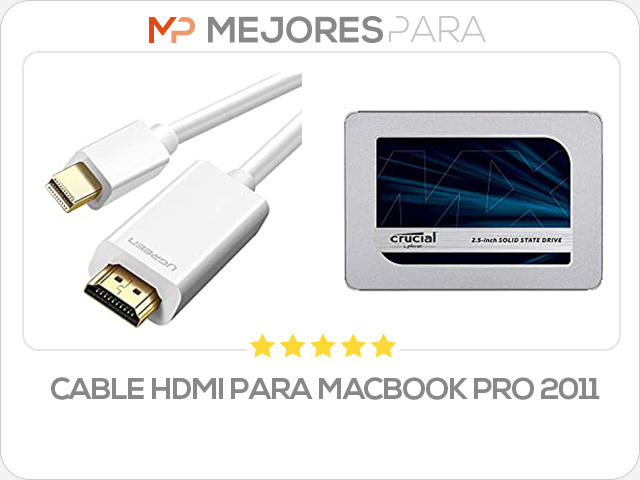 cable hdmi para macbook pro 2011