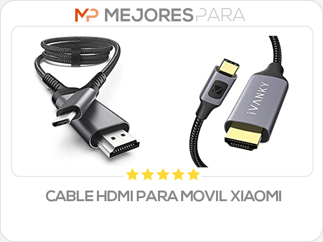 cable hdmi para movil xiaomi