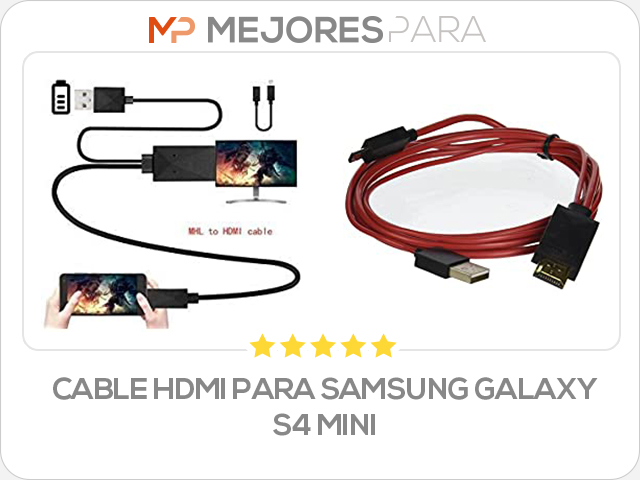 cable hdmi para samsung galaxy s4 mini