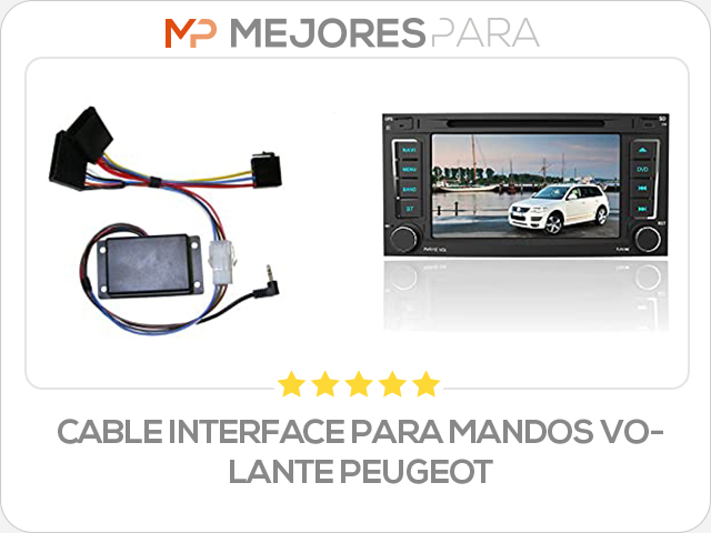 cable interface para mandos volante peugeot