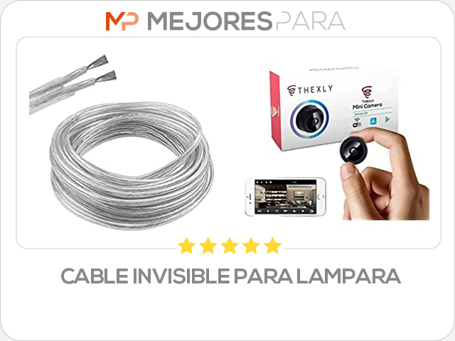 cable invisible para lampara