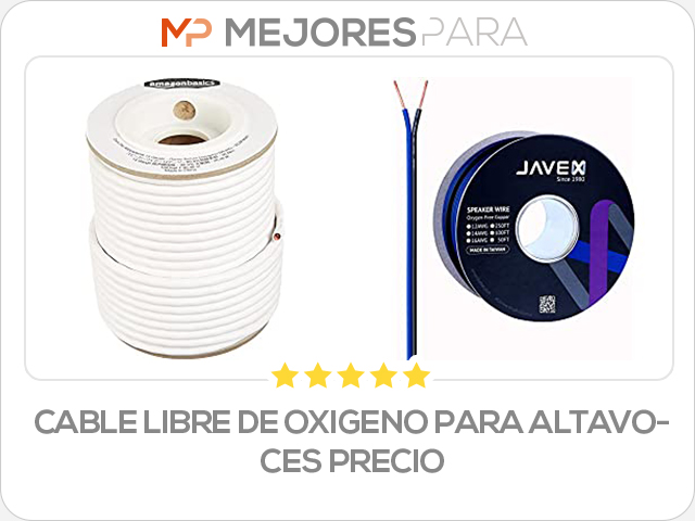 cable libre de oxigeno para altavoces precio