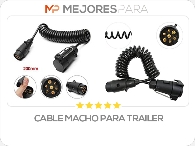 cable macho para trailer