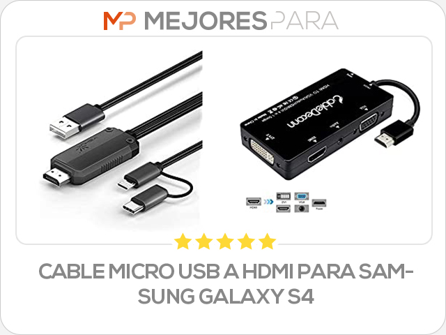 cable micro usb a hdmi para samsung galaxy s4