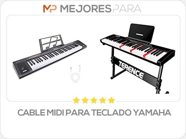 cable midi para teclado yamaha