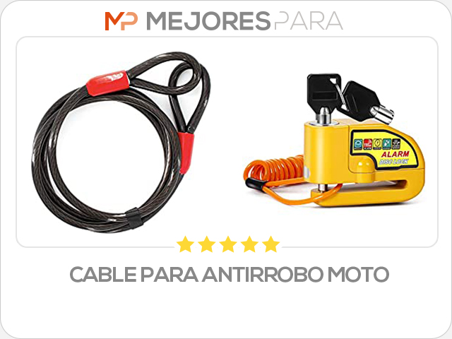 cable para antirrobo moto