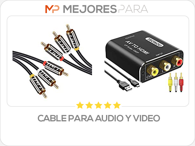 cable para audio y video