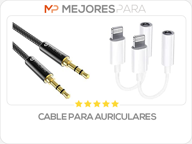 cable para auriculares