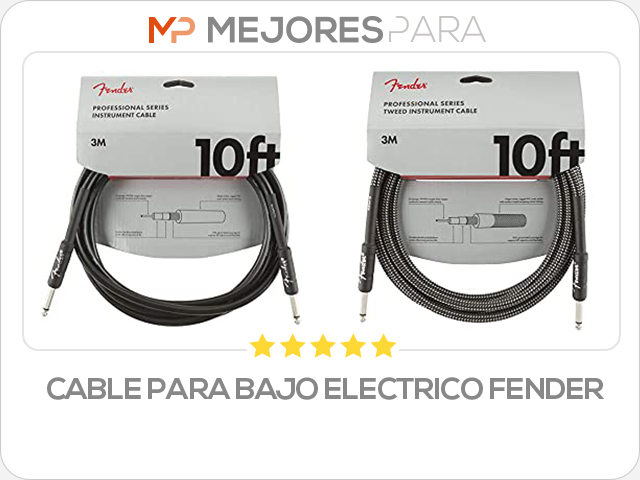 cable para bajo electrico fender