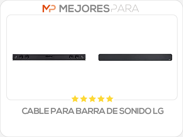 cable para barra de sonido lg