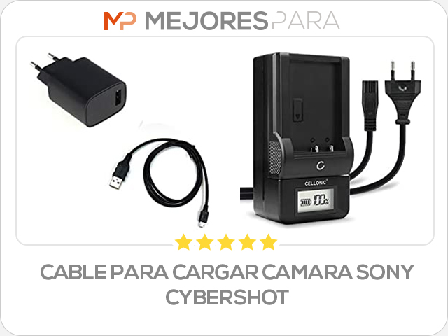 cable para cargar camara sony cybershot