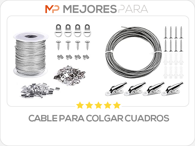 cable para colgar cuadros