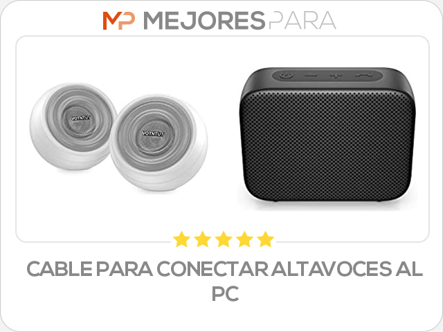 cable para conectar altavoces al pc