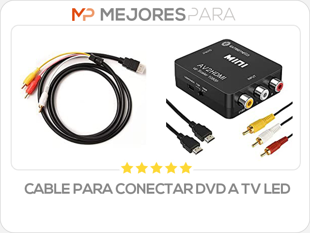 cable para conectar dvd a tv led